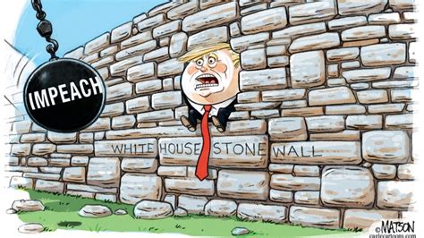 Political Cartoon Us Trump White House Ukraine Stonewall The Week