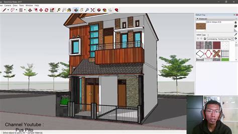 Desain rumah minimalis 2 lantai tampak depan. Desain Rumah Cantik Ukuran 6x10 2 Lantai, 3 Kamar Tidur ...