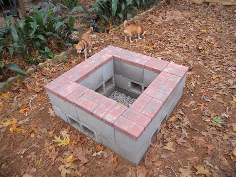 This one is so simple yet still as beneficial as the rest of the previous and next ideas. cinder block fire pit diy cinder block fire pit grill ...
