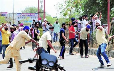 Violence Breaks Out In Punjabs Faridkot After Sikh Holy Book Was