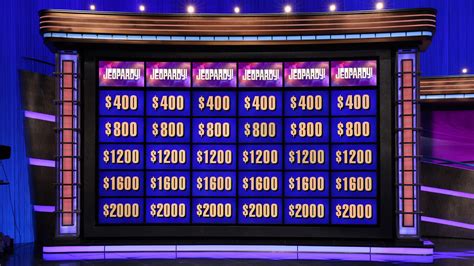 Blank Jeopardy Board