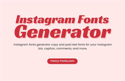 Instagram Fonts Generator 🥰 Copy And Paste Ig Fonts