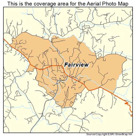 Aerial Photography Map Of Fairview Nc North Carolina