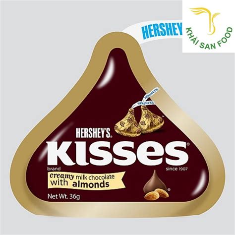 Socola Hershey’s Kisses Kem Sữa Hạnh Nhân 36g Khải San Food