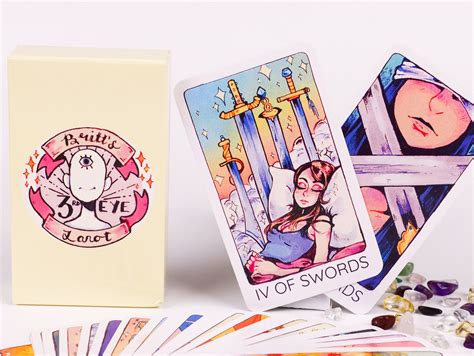 Cute Tarot Deck 78 Cards For Divination Pretty Tarot Cards Etsy