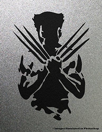 Wolverine X Men Vector Outline Silhouette Logo Symbol Outline Metal