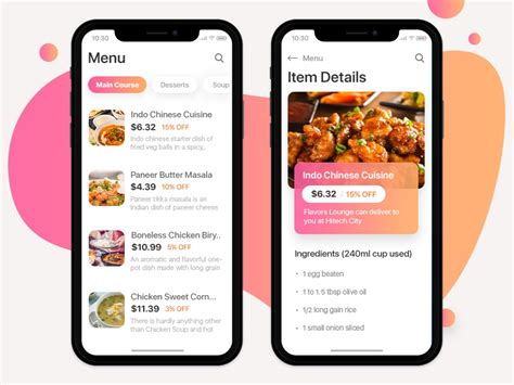 You will receive free chips and salsa and 60 points within 48 hours of signing up for the app, and you can earn one point for every two dollars you spend, which can then be redeemed for free food items. Fast Food App by Balaji G on Dribbble