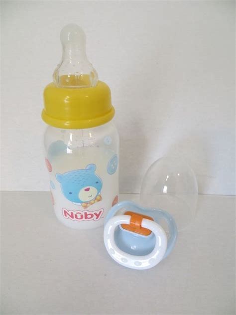 Reborn Baby Doll Bottle Nuby Bear Blue Boy Choose Magnet Needs Ages 8