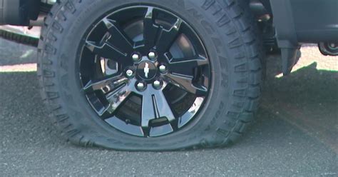 Authorities Tires Slashed On Dozens Of Cars In Bucks County Cbs Philadelphia