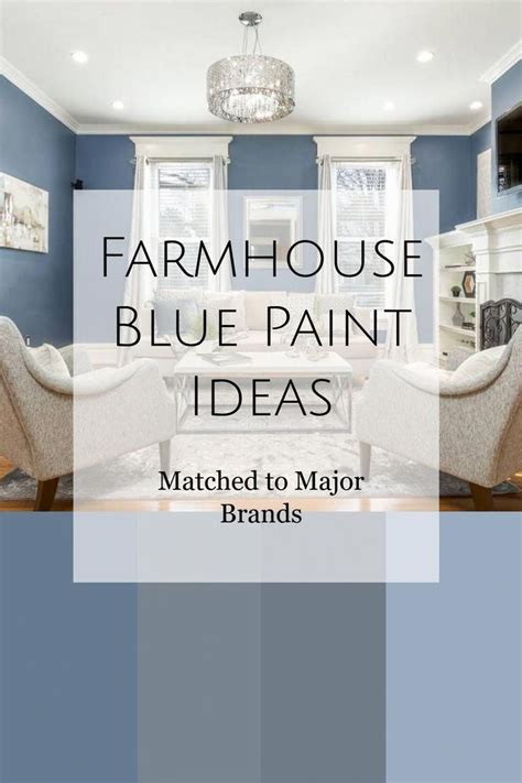 Farmhouse Blue Paint Ideas I Love This Elegant Blue Wall Colors In This