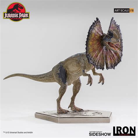 Jurassic Park Dilophosaurus Statue By Iron Studios Sideshow Collectibles