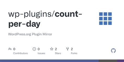 Github Wp Pluginscount Per Day Plugin Mirror