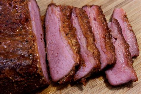 Since corned beef is made from tough cuts of meat, it should be sliced against the grain. Smoked Corned Beef Brisket for St. Patrick's Day