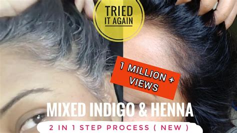 Tried Mixing Indigo And Henna Again Live Results 2 In 1 Step Process