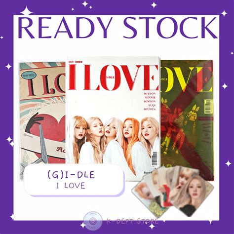 Jual Gi Dle I Gidle Love 5th Mini Album Shopee Indonesia