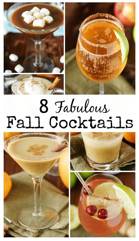 Check Out These 8 Fabulous Fall Cocktails Featuring Fantastic Fall Flavors Like Pumpkin