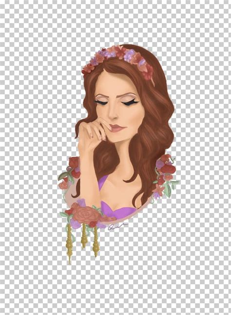 Lana Del Rey Fan Art Drawing Png Clipart Art Brown Hair Del Rey