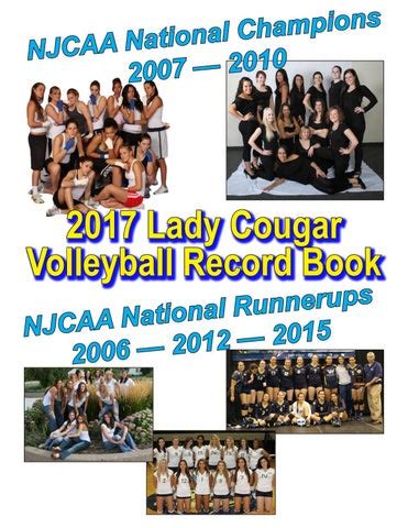 Volleyball Record Book By WNCC Issuu