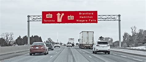 An Artistic Look At 401 Road Signs In Southern Ontario Its About