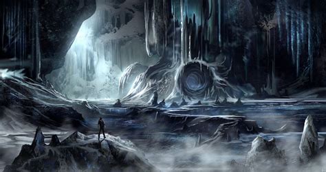 Yet Another Ice Cave Environment By Blueroguevyse On Deviantart