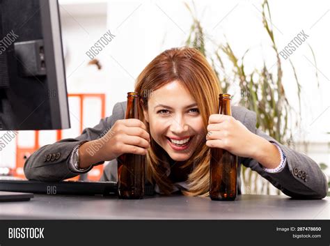 Drunk Business Woman Image And Photo Free Trial Bigstock