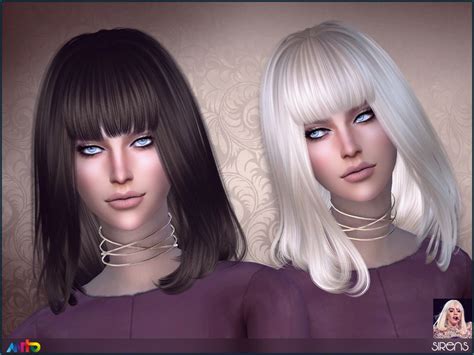 The Sims Resource Sirens Hair By Anto Sims 4 Hairs Womens