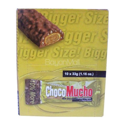 Choco Mucho Milk Chocolate Peanut Butter 10x33g