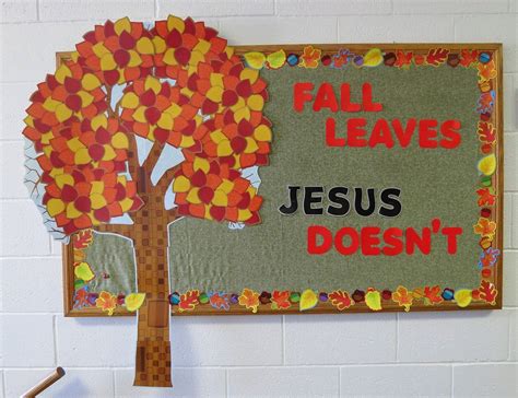 Religious Fall Bulletin Board Ideas