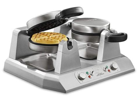 Waring Commercial Ww250x Double Belgian Waffle Maker Rotary