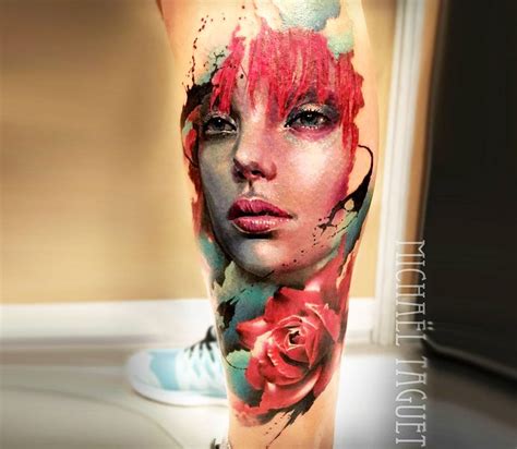Face Tattoo By Michael Taguet Photo 21104