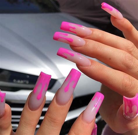 40 Nail Art Designs For Spring And Summer 2020 Major Mag Kylie Nails Drip Nails Pink