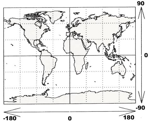 Mapas And Maps Planisferio Para Colorear Con Paralelos Y Meridiano De