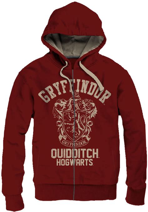 Harry Potter Gryffindor Quidditch Hooded Sweater Heromic