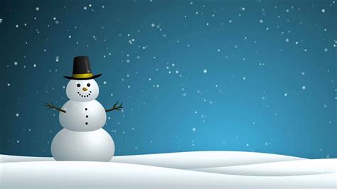 Free Download Snowman Hd Background Loop 1280x720 For Your Desktop