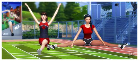 Let S Cheer Sims Pose Set Sims Sims 4 Cheerleading Po