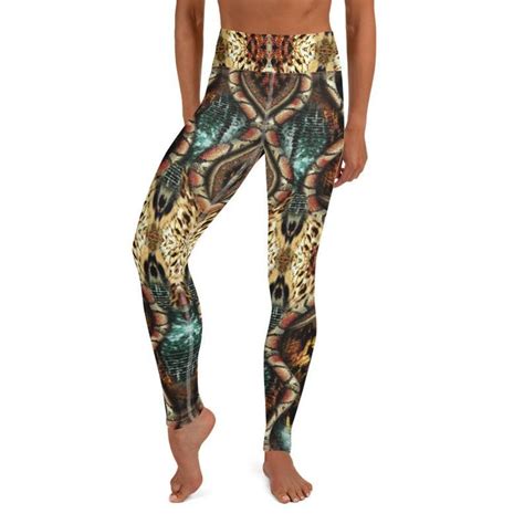 Snake Skin Abstract Print Yoga Pants Leggings Etsy Best Yoga Leggings Yoga Capris Women S