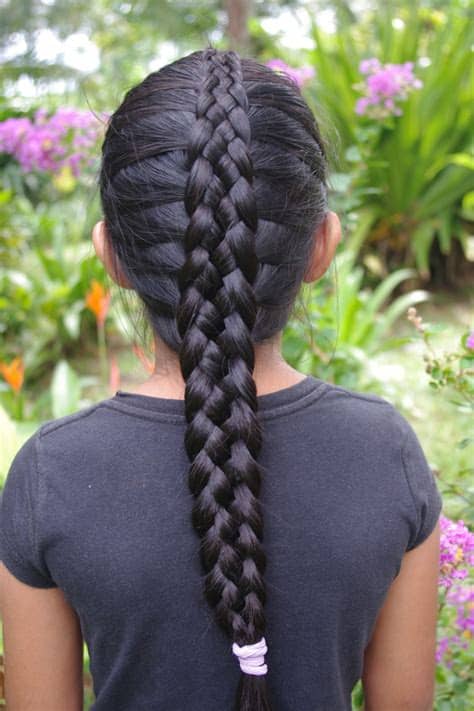 If your hair is natural, you don't necessarily need to stretch it. Braids & Hairstyles for Super Long Hair: Micronesian Girl ...