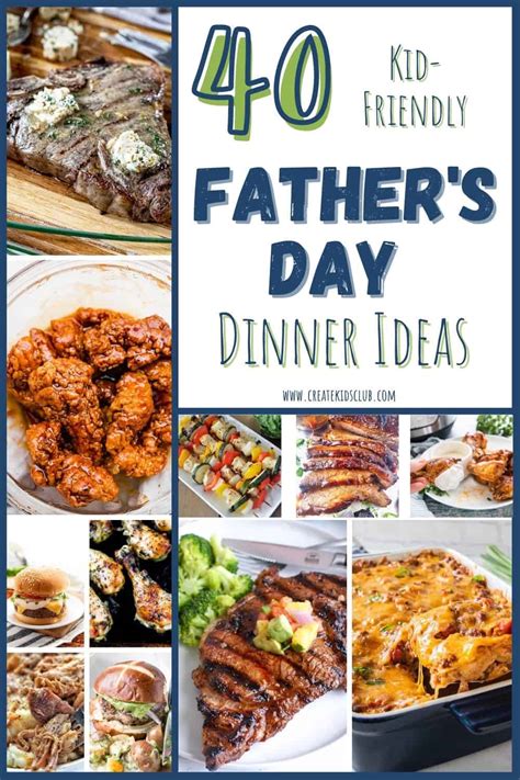 Kid Friendly Fathers Day Dinner Ideas Create Kids Club