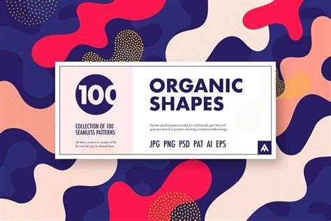 Organic Shapes 100 Seamless Textures Pattern Drawing Pattern Art