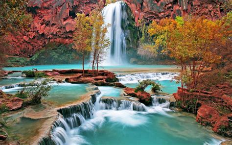 Free Download Waterfall Wallpaper Hd Havasu Falls Arizona Havasupai