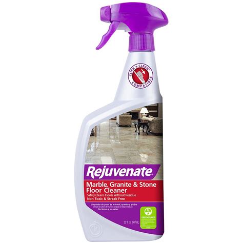 Rejuvenate 32 Oz Marble Granite And Stone Floor Cleaner Rj32mfc The