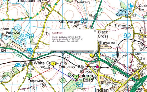 Ordnance Survey Maps Compass Route Information
