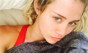 miley cyrus shares intimate selfies while bedridden due to summer flu daily mail online