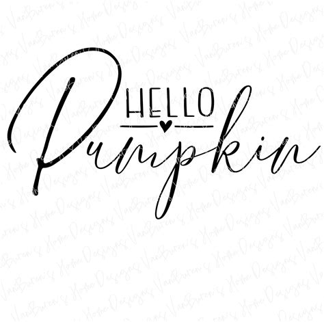 Hello Pumpkin Sign Svg Farmhouse Sign Svg Pumpkin Svg Hello Etsy