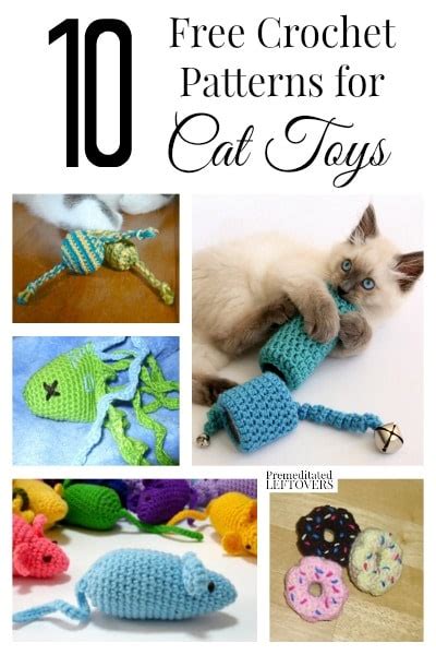10 Free Crochet Patterns For Cat Toys