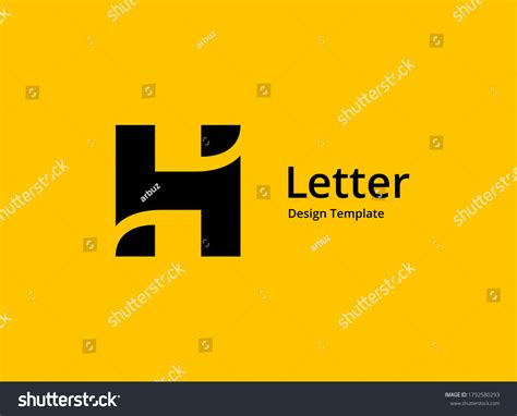 Letter H Logo Icon Design Template Elements Royalty Free Stock Vector