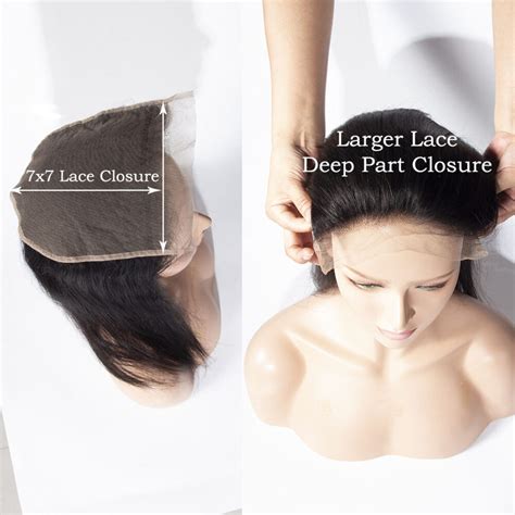 7x7 Straight Hair Lace Closure Tinashehair