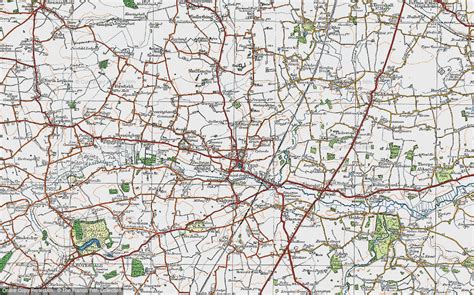 Historic Ordnance Survey Map Of Diss 1921 Francis Frith
