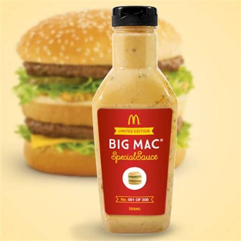 Eindelijk McDonalds brengt Big Mac - saus op de markt