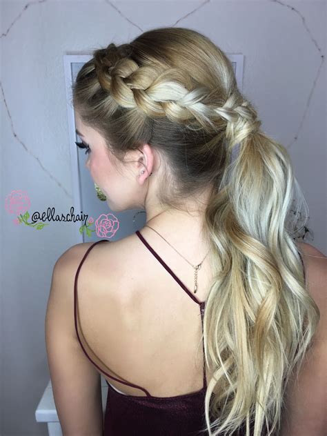 11 best braiding video tutorials. Dutch braid into ponytail Hair.Style @ellaschair | Braided ...